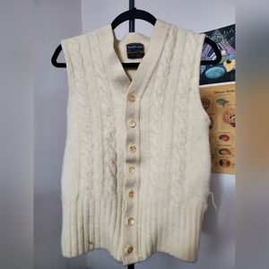 Cream Sweater vest